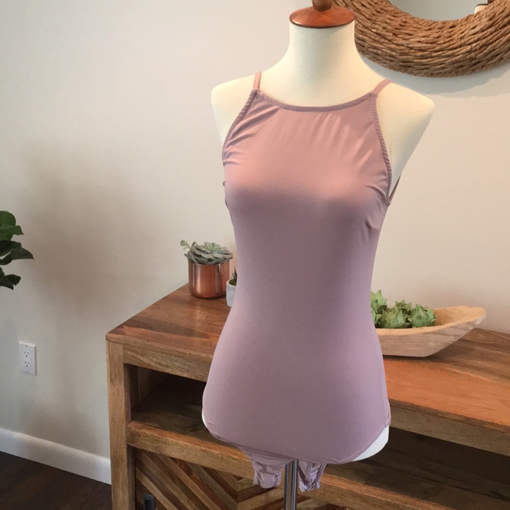 Topshop blush, bodysuit tank top